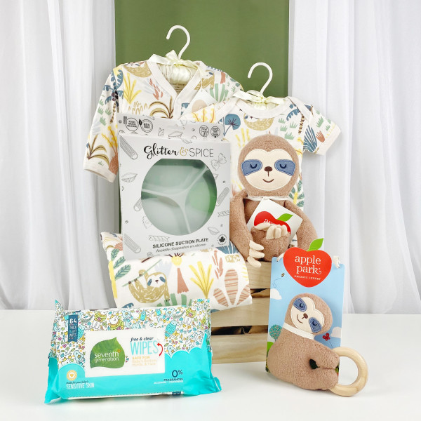 Organic Baby Gift Hamper-Sloth